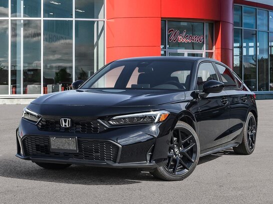 2026 Honda Civic Hatchback 2026 Crystal Black Pearl